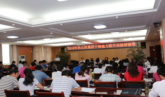 2016年(nián)洪山(shān)區(qū)基層幹部能(néng)力提升高(gāo)級研修